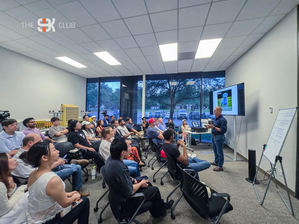 Founders and guests at a 9K Club gathering